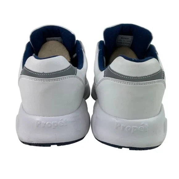 Propet Stability Walker M2034 Men's White/Blue Casual Shoe Sneakers Size 11 W - Picture 7 of 11